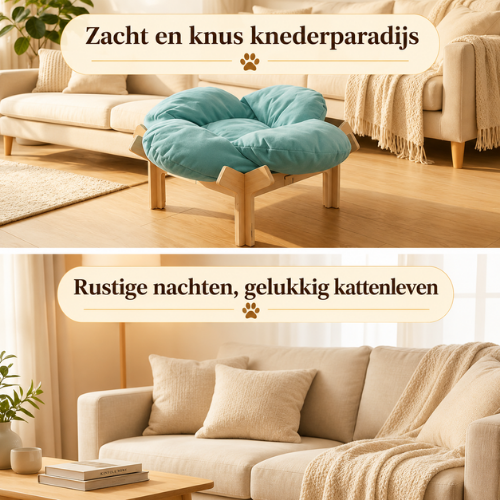 PuffCloud — Orthopedisch kattenbed