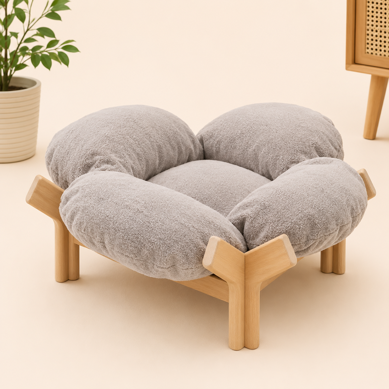 PuffCloud — Orthopedisch kattenbed