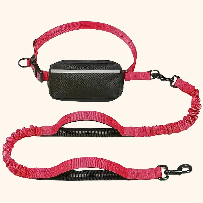 StrideFree — Handsfree hondenriem met heuptas